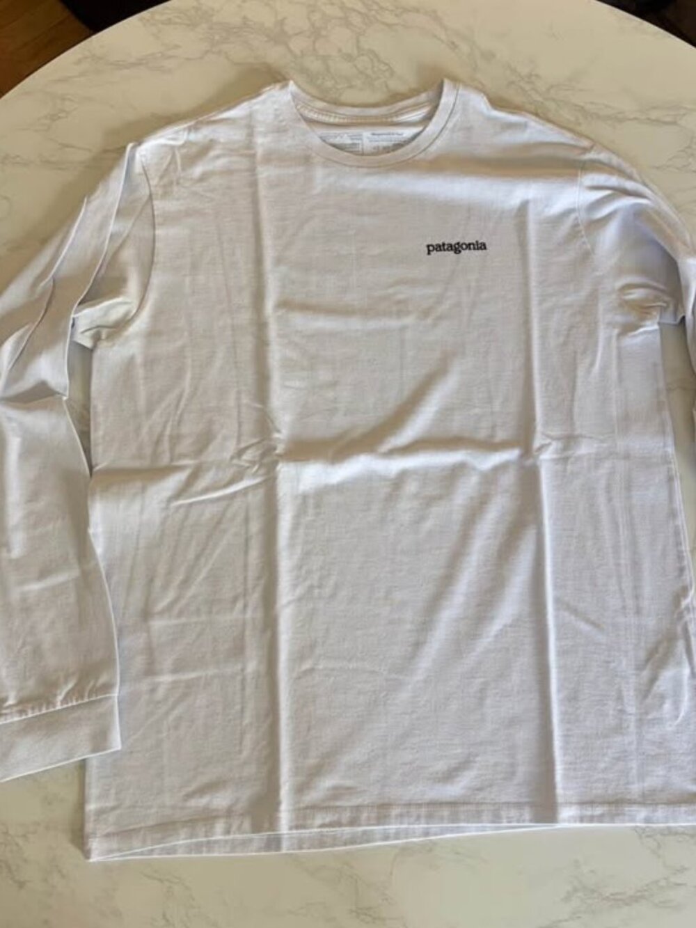 Patagonia White Long-Sleeve T-shirt